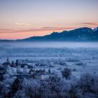 Ein kleines Dorf im Rheintal-CH