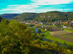 Ein kleines Dorf in der fränkischen Schweiz