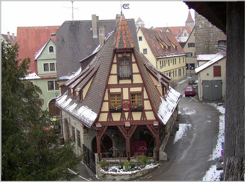 Ein kleines Haus in Rothenburg ....