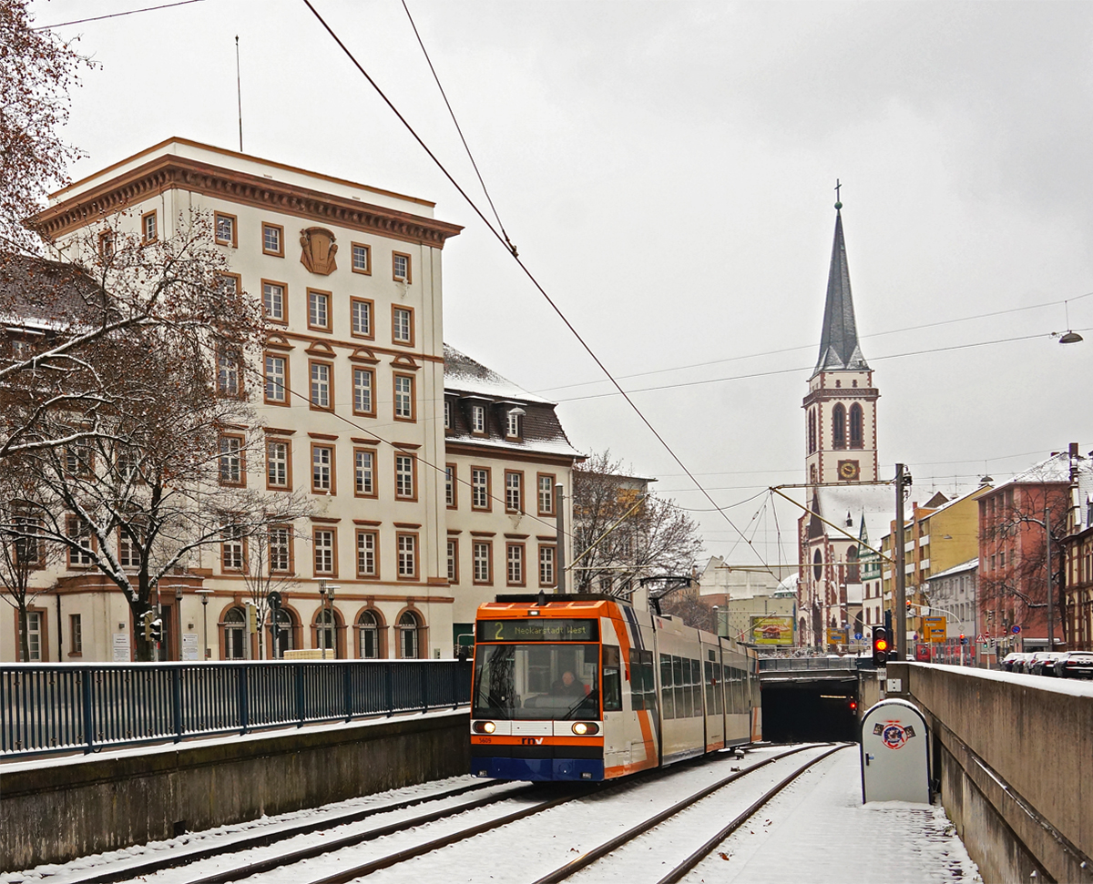 Ein kleines Stück Mannheim im Winter