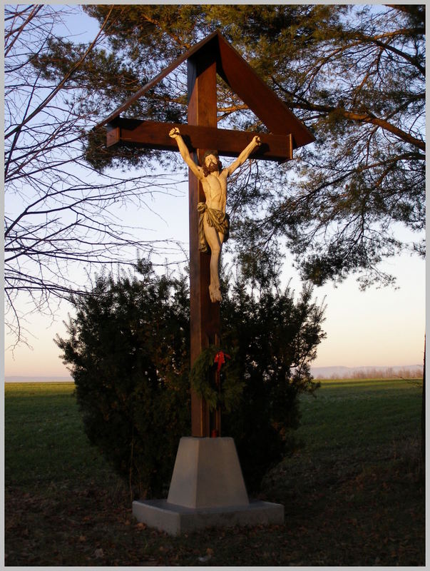Ein Kreuz am Wege von Hermann Schneider