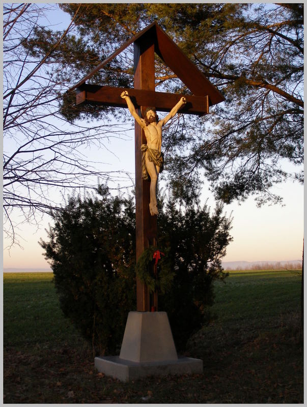 Ein Kreuz am Wege