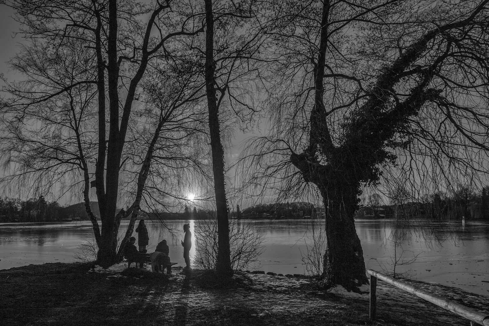 Ein kühler Feierabend am See