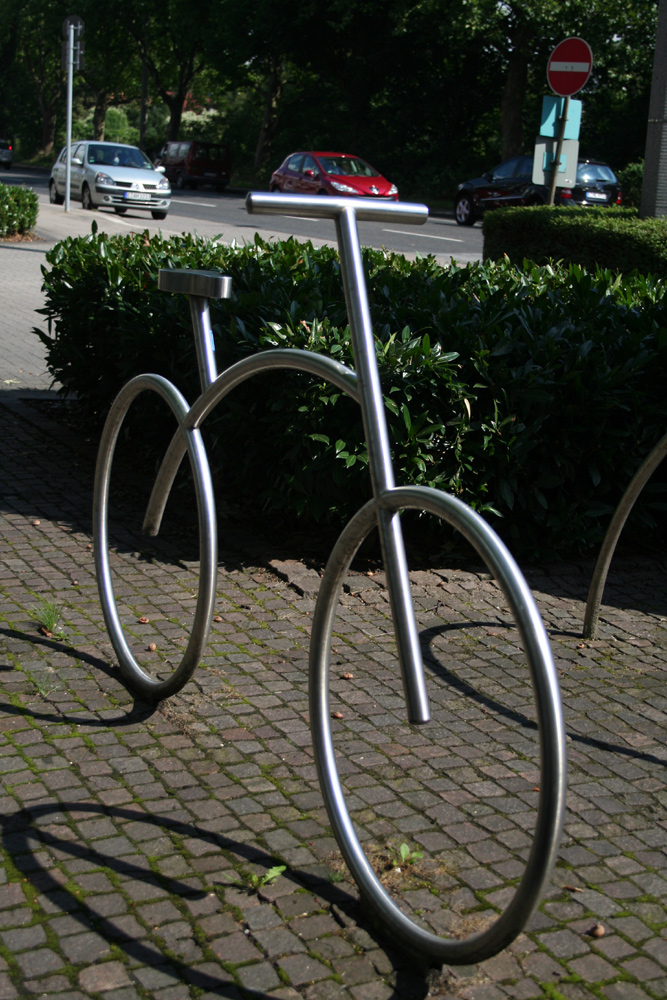 Ein Kunstfahrrad