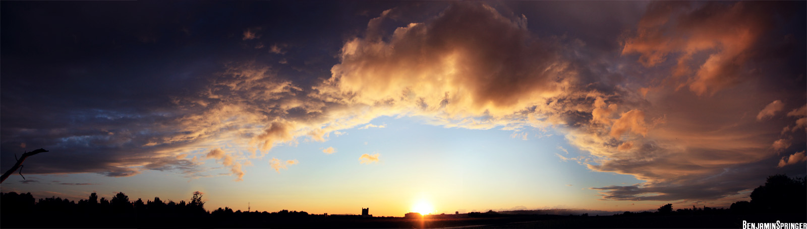 Ein Kunstwerk am Himmel