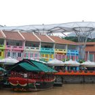 ein Kunterbunt von Alt und Neu - Singapur, Clarke Quay