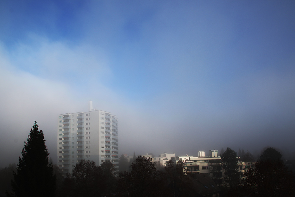 ein kurzer blauer Lichtblick