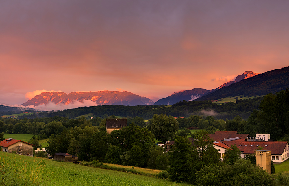 Ein kurzer Lichtblick nach einen regnerischen Tag