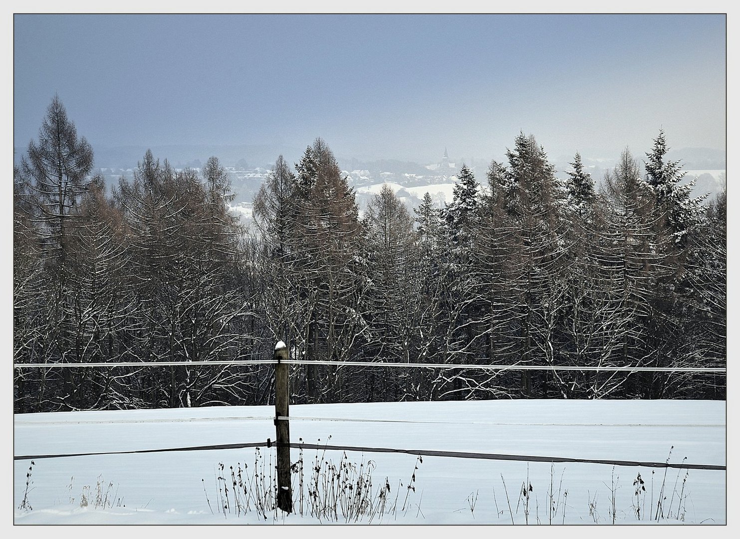 ... Ein kurzer Wintereinbruch ...