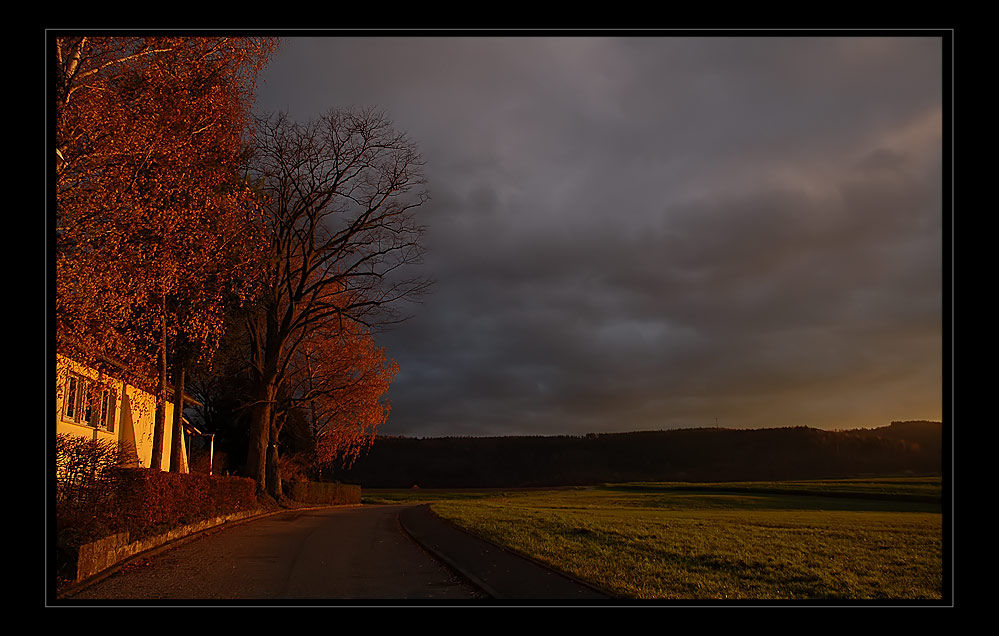 Ein kurzes Abendlicht...