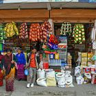 Ein Laden in Gorkha in Zentralnepal