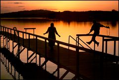 Ein lauer Abend am Staffelsee.