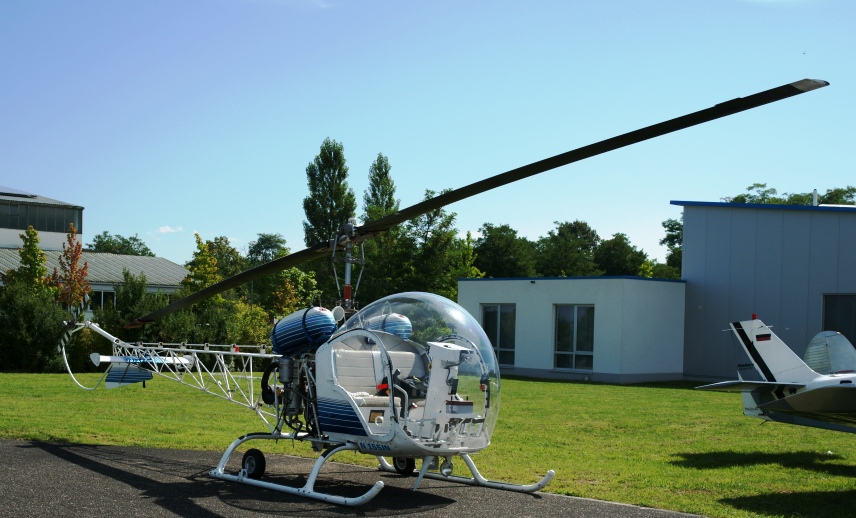 Ein legendärer Bell 47 Helicopter