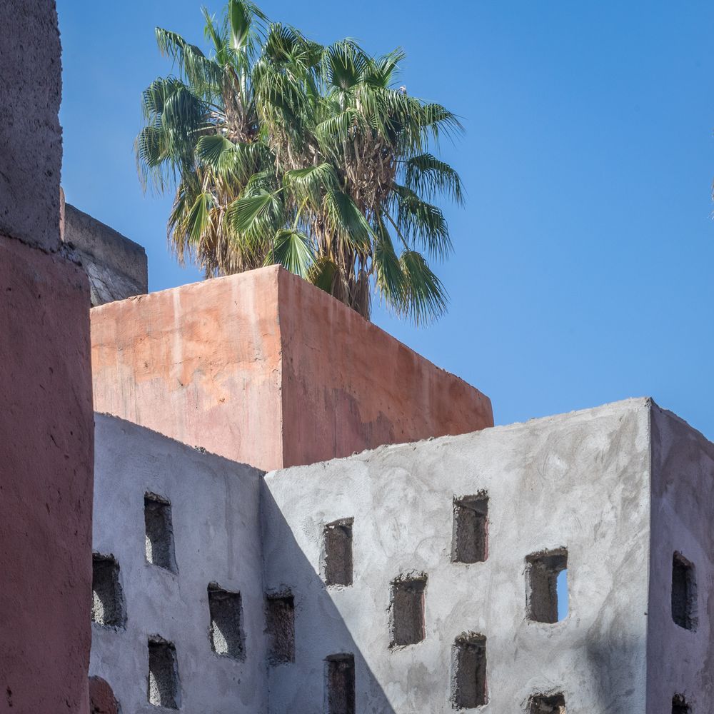 ein leichter Blick nach oben - Marrakesch/Marokko