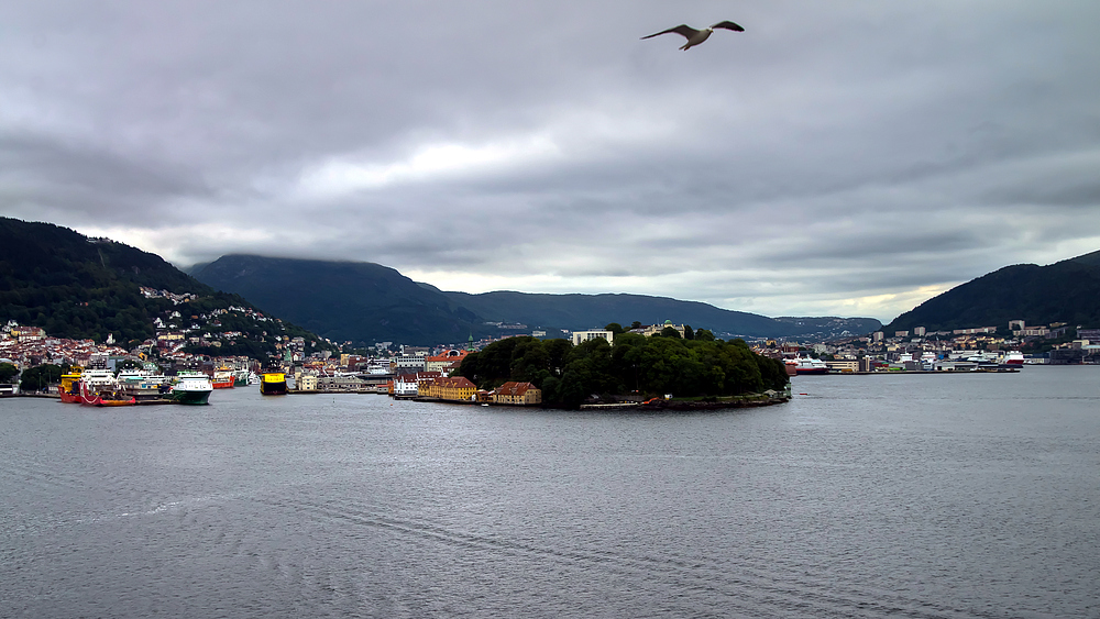 ein letzter Blick auf Bergen