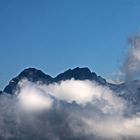 ein letzter Blick auf die Bergspitzen