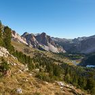 Ein letzter Blick auf die Kleine Fanes beim Aufstieg zum Heiligkreuzkofel 2907 m...