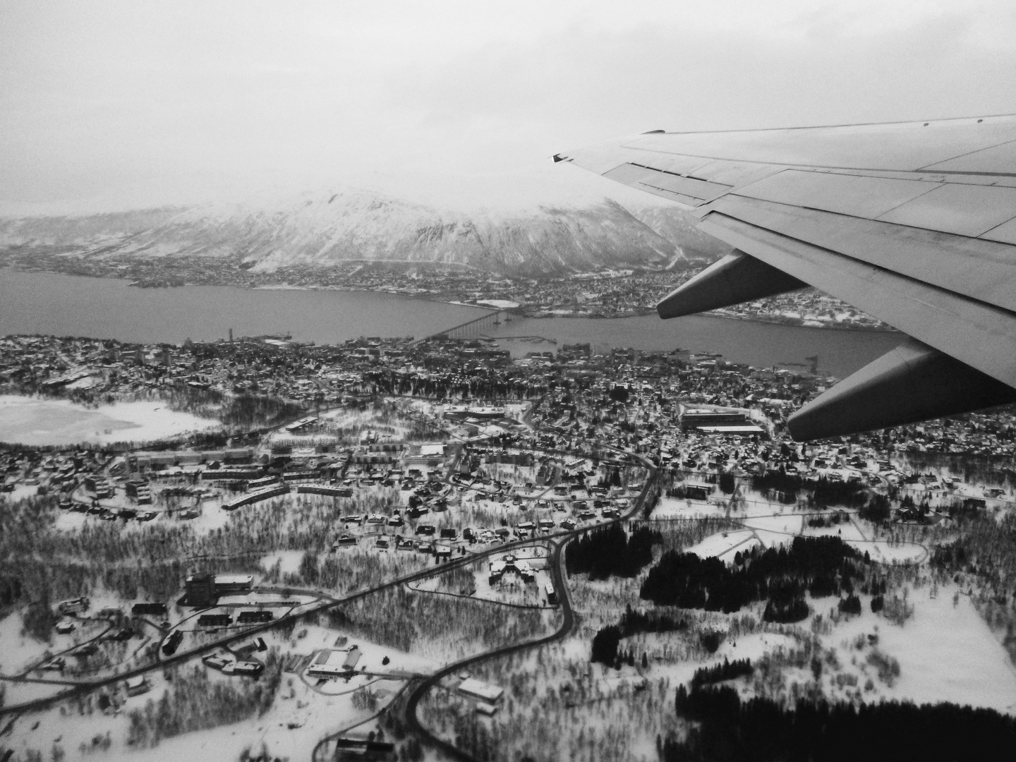 ein letzter Blick auf Tromsoe