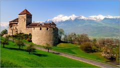 ... ein letzter Blick auf Vaduz ...