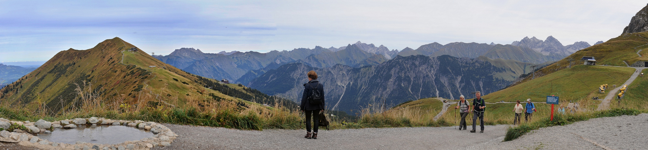 Ein letzter Blick, bevor wir absteigen