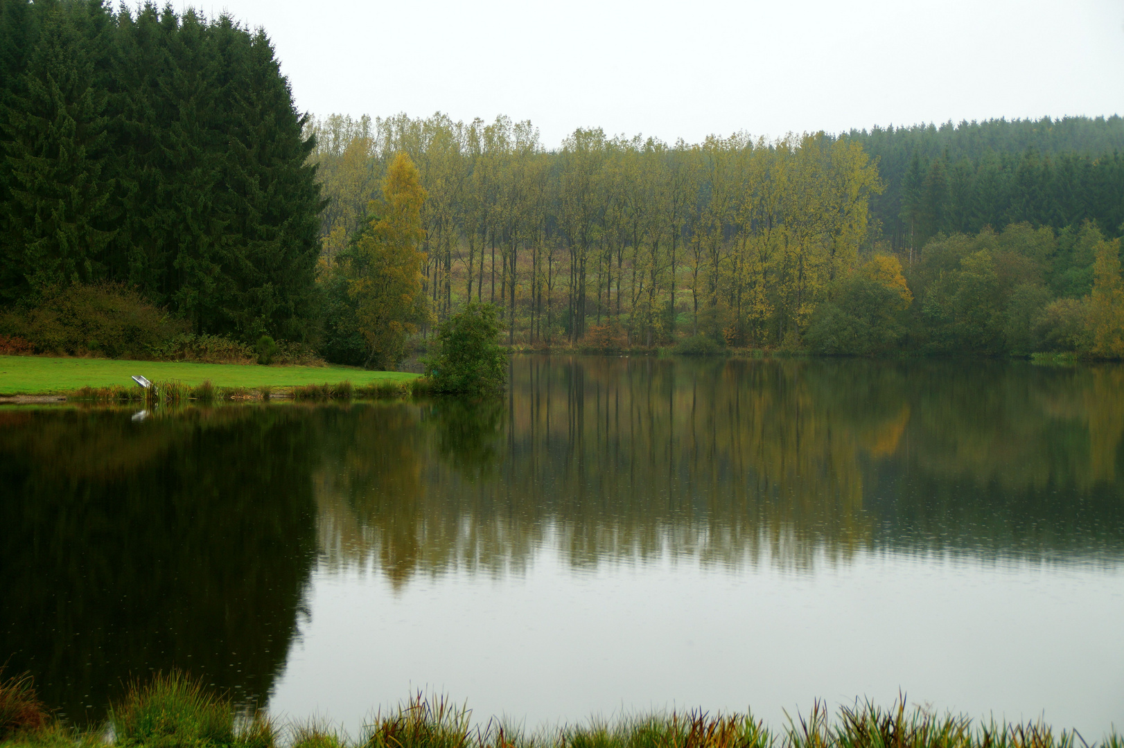 Ein letzter Blick im Regen...