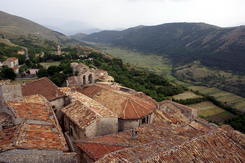 Ein letzter Blick nach unten - Santo Stefano di Sessanio