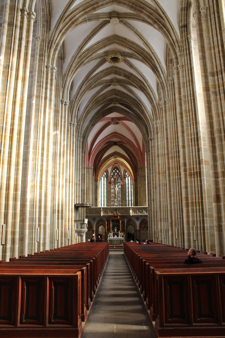 ein letzter Blick über die ganze Länge des Domschiffs