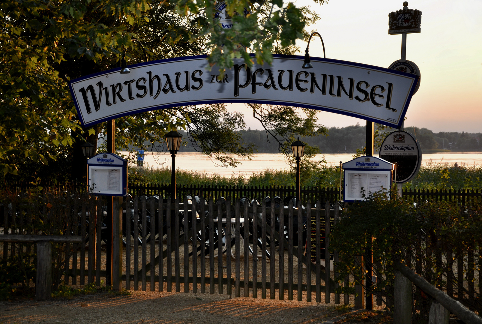 Ein letzter (Durch-)Blick von der Pfaueninsel auf den Wannsee