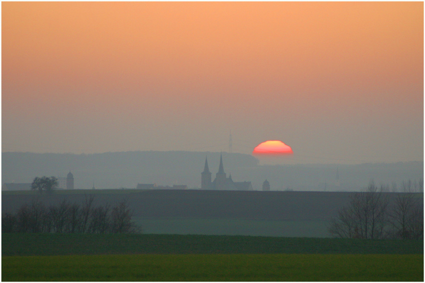 Ein letzter Gruß der Sonne