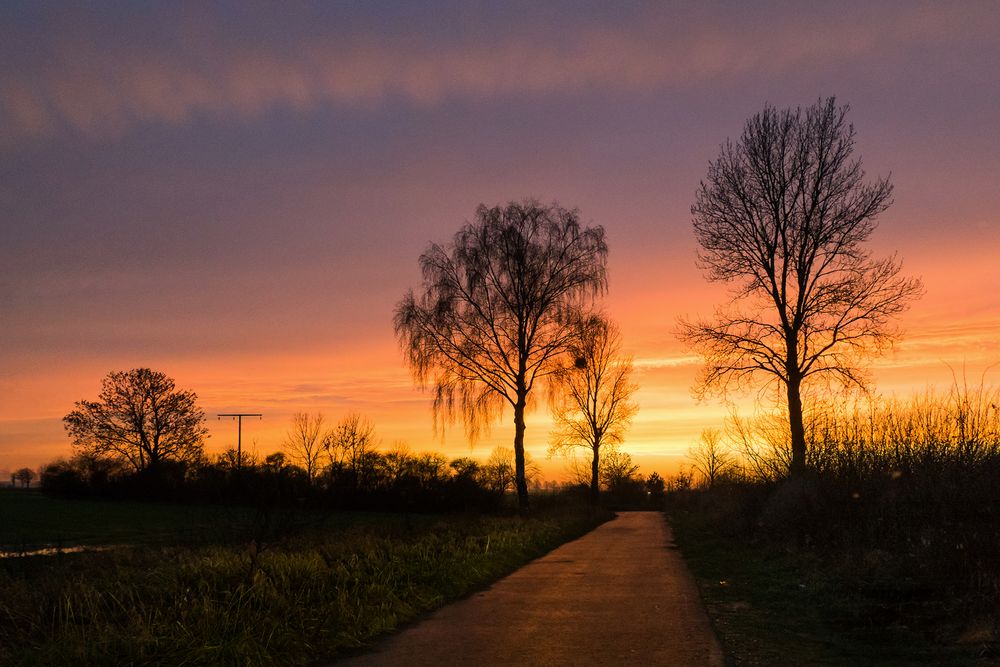 Ein letzter Sonnenuntergang in 2015