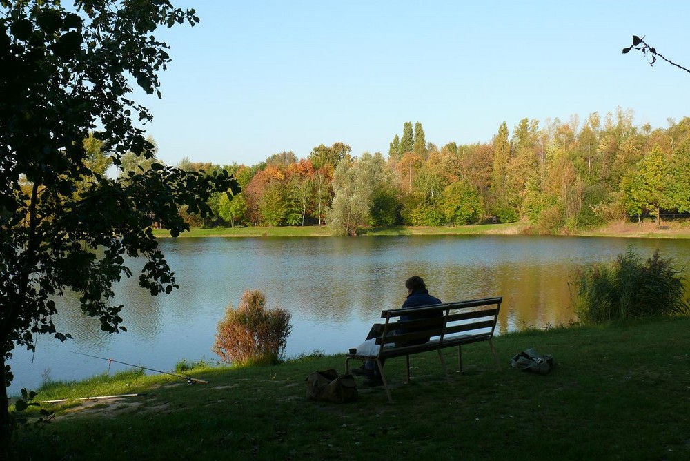 Ein letztes Mal die Herbstsonne angeln