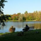 Ein letztes Mal die Herbstsonne angeln