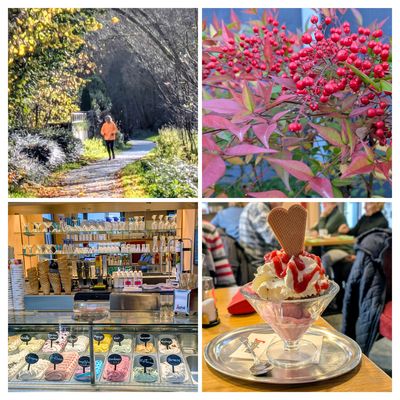 Ein letztes Mal im diesem Jahr in unsere Lieblings Eisdiele-:))