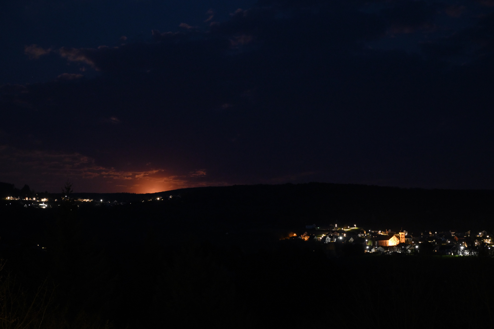 Ein Leuchten am Abendhimmel...