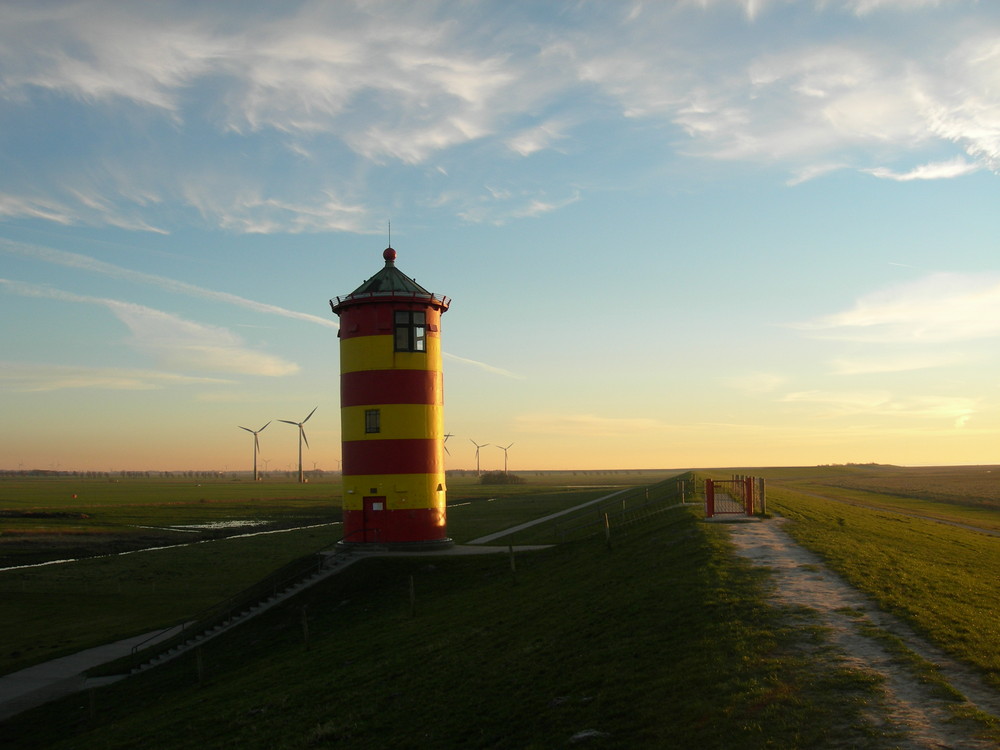 Ein Leuchtturm bei Greetsiel