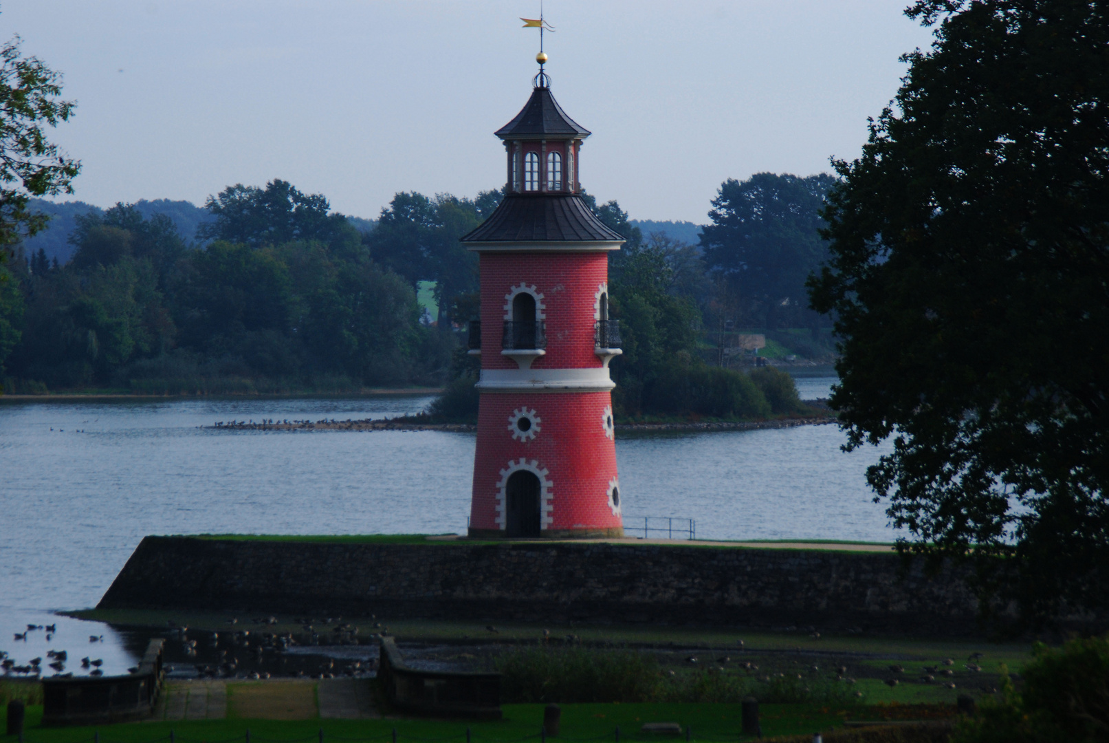 Ein Leuchtturm in Sachsen