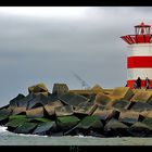 Ein Leuchturm in Scheveningen