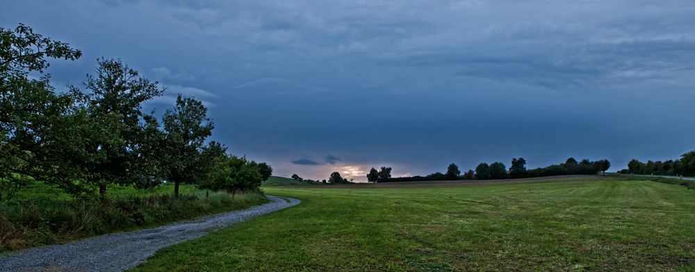 Ein Licht am Horizont in Farbe....