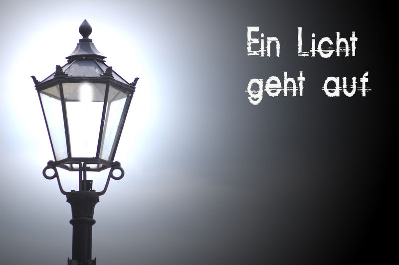 ein licht geht auf