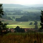 Ein Lichtblick in herbstlicher Landschaft.