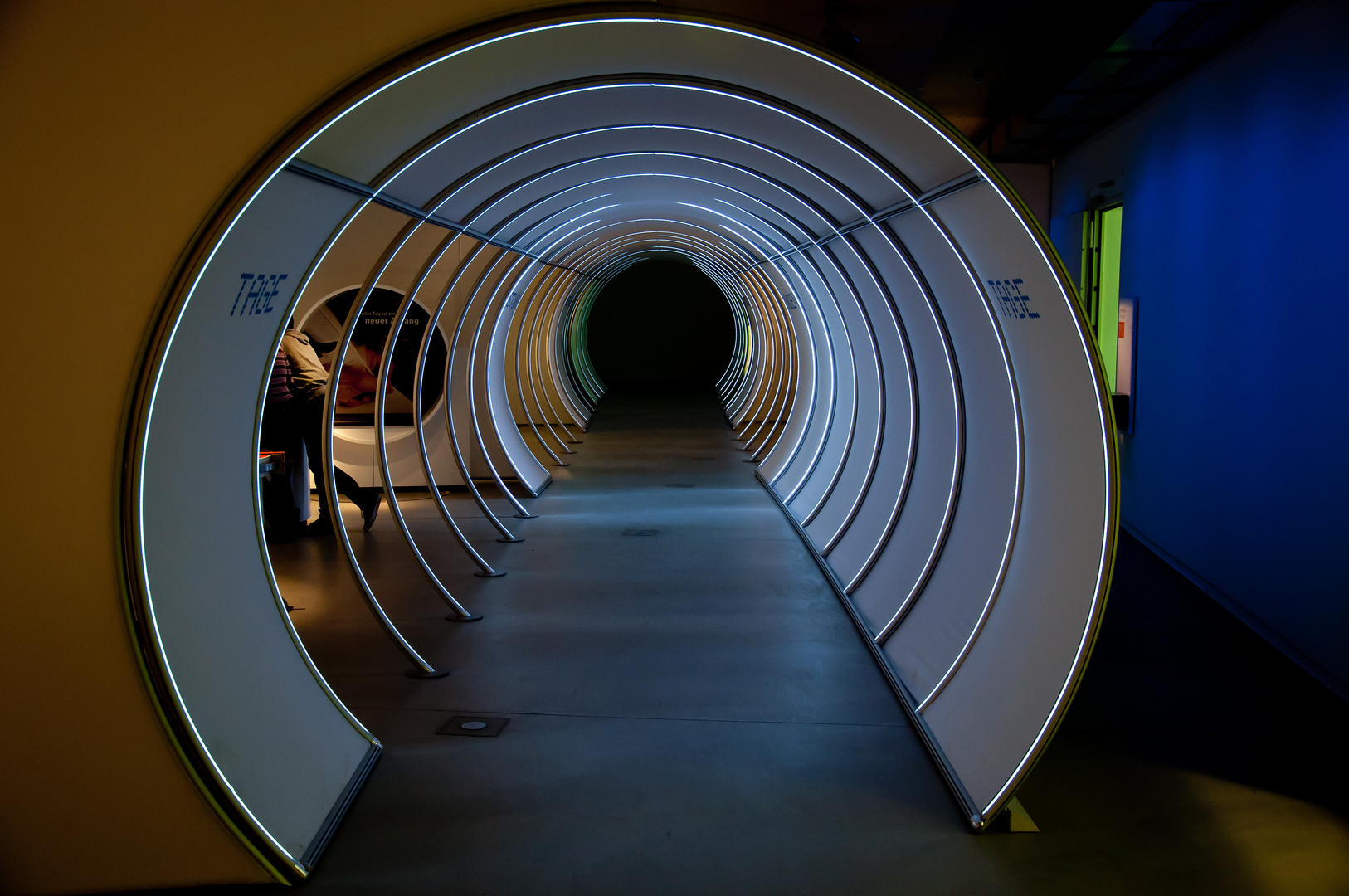 Ein Lichttunnel