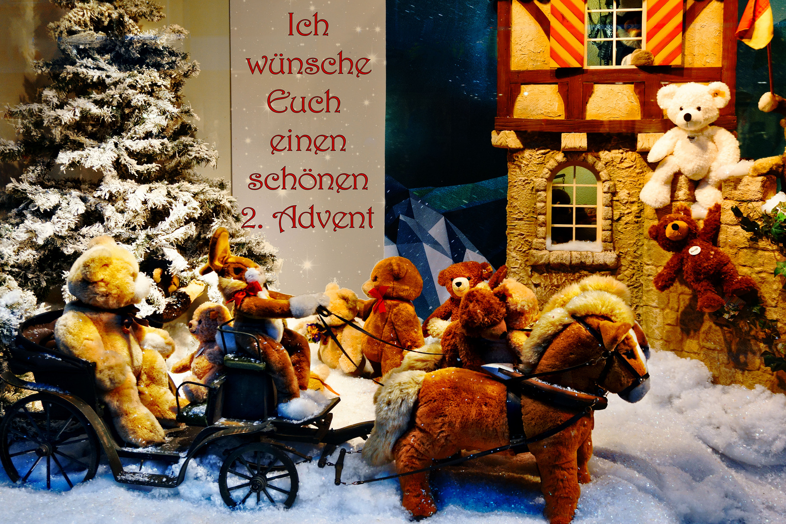 Ein lieber Gruß zum 2. Advent Foto & Bild emotionen, karten und