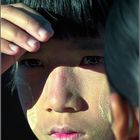 Ein Mädchen aus Myanmar