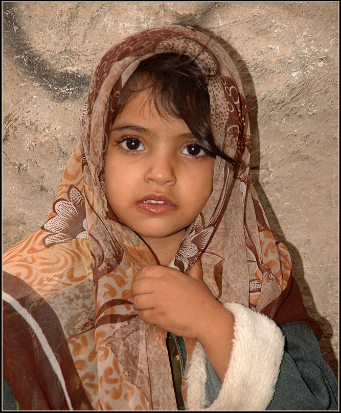 ein Mädchen in Jiblah