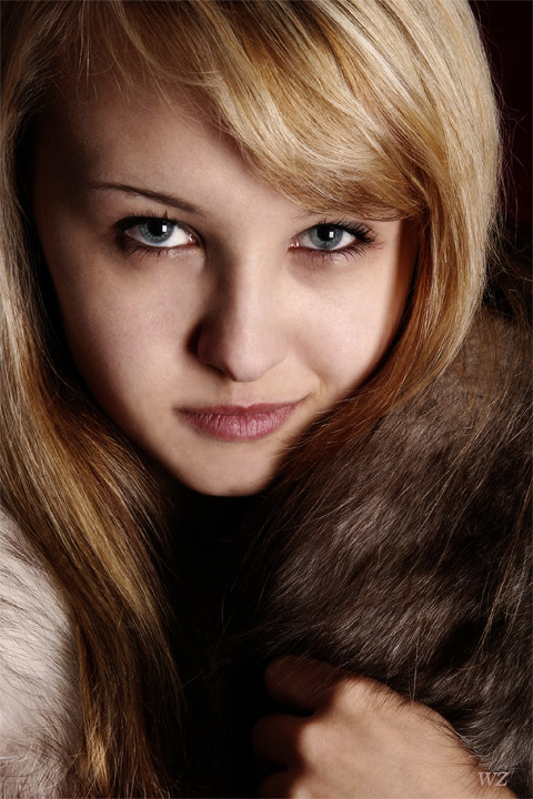 Mädchen von nebenan aus