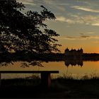 Ein Märchenschloss im Abendlicht