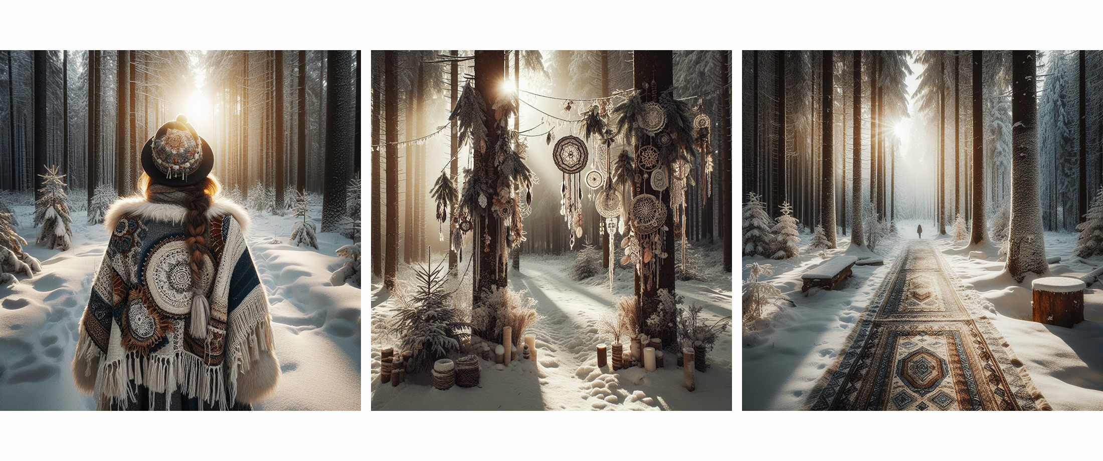 Ein magischer Winterwald