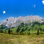 Ein majestätisches Panorama der Hochkönig Mandlwand vom Gipfel des Hochkeil 