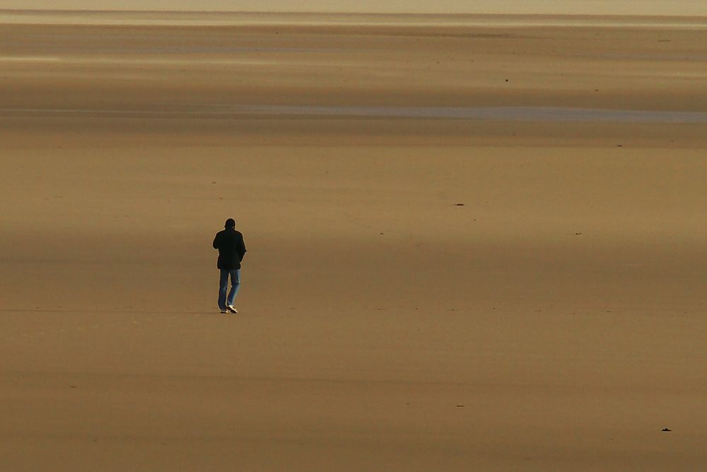 Ein Mann, ein Strand....