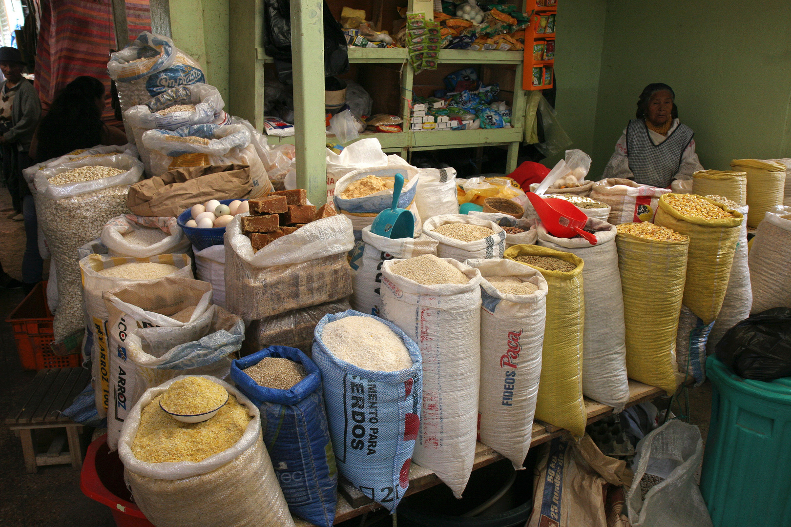 ein Markt in Ecuador